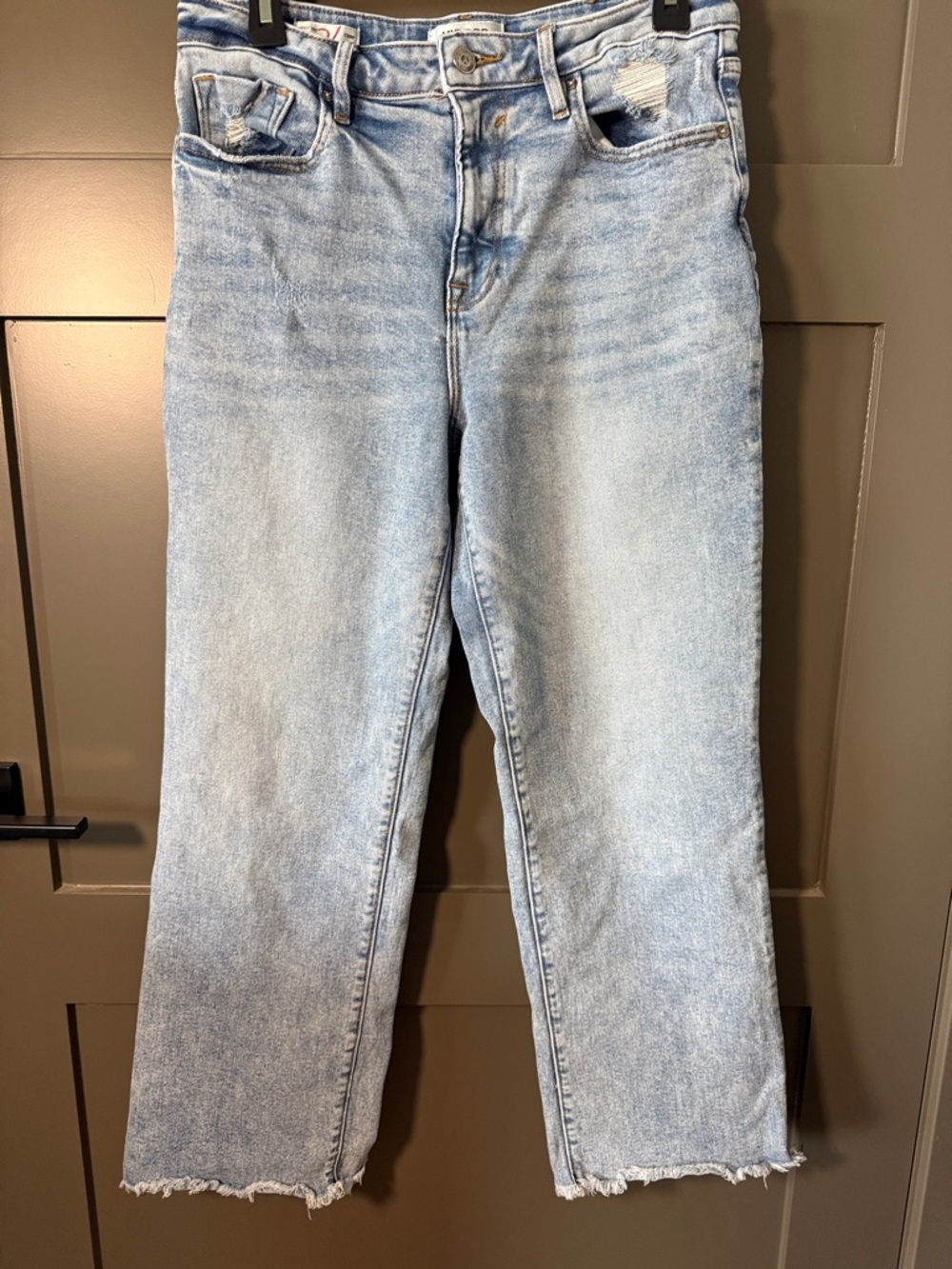 Vigoss Royce 70s Crop Light Wash Women's Straight-Leg Ankle Jeans - Stitch Fix